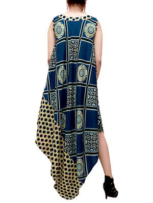 asymmetric sleeveless dress - 15426259 - Standard Image - 2