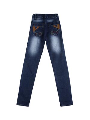 navy blue denim washed jeans - 15427006 - Standard Image - 2
