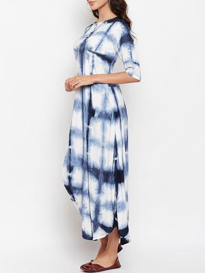 Asymmetric cowl kurta - 15427073 - Standard Image - 2
