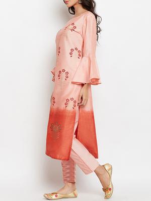Straight bell sleeves kurta - 15427083 - Standard Image - 2