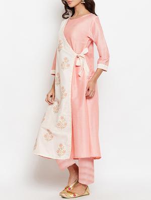 Layered printed kurta - 15427085 - Standard Image - 2