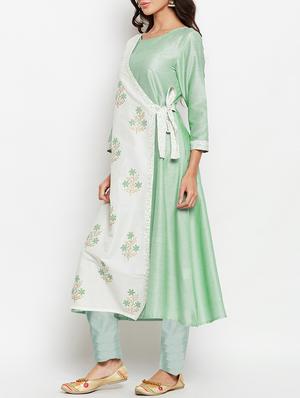 Layered printed kurta - 15427086 - Standard Image - 2