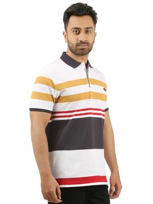 multi cotton blend polo tshirt - 15427299 - Standard Image - 2