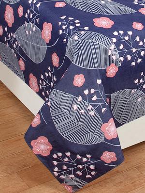 Cotton Double bedsheet with 2 pillow covers - 15427643 - Standard Image - 2