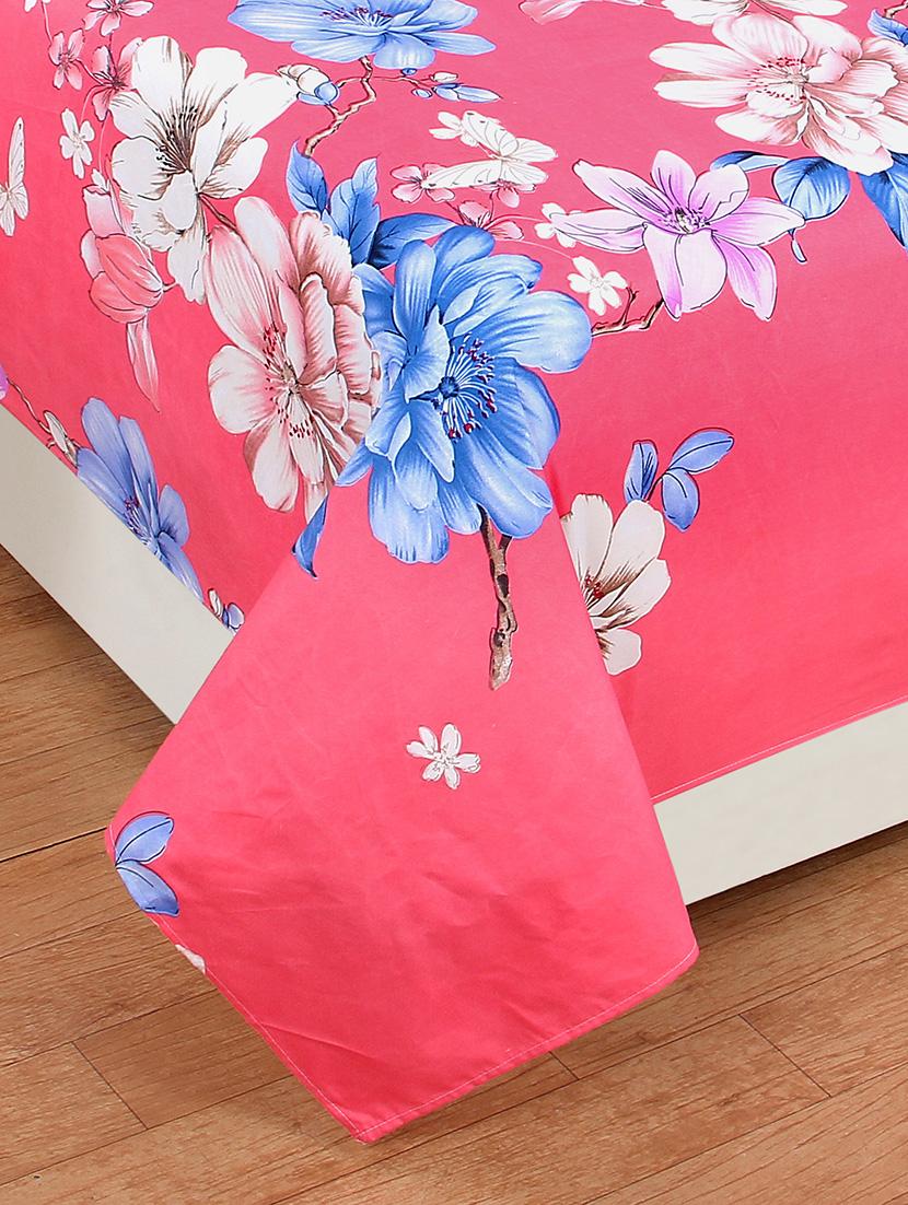 Cotton Double bedsheet with 2 pillow covers - 15427647 - Zoom Image - 2