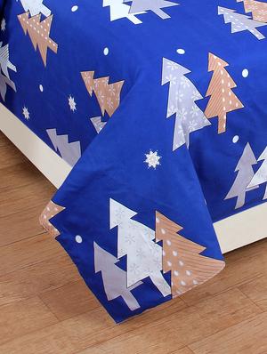 Cotton Double bedsheet with 2 pillow covers - 15427651 - Standard Image - 2