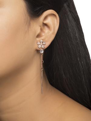 Gold Tone drop earrings - 15427772 - Standard Image - 2