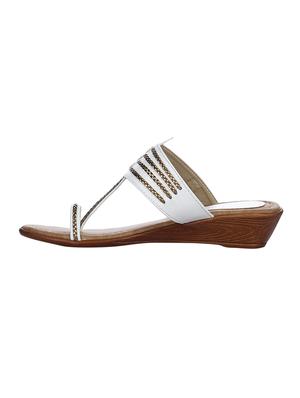 white one toe wedges - 15428483 - Standard Image - 2