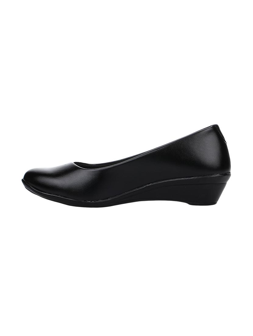 black slip on formal shoes - 15428533 - Zoom Image - 2