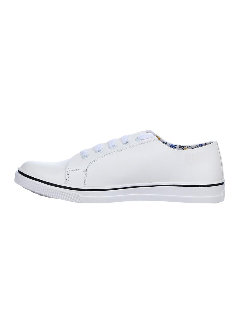 white lace-up sneakers - 15428545 - Zoom Image - 2