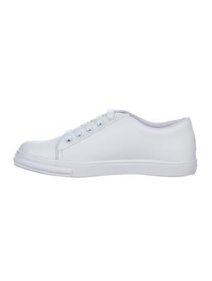 white lace-up sneakers - 15428551 - Standard Image - 2