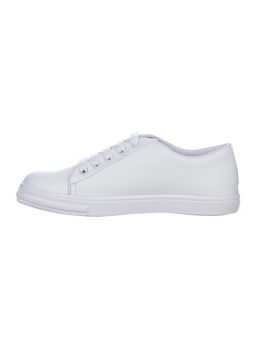 white lace-up sneakers - 15428551 - Zoom Image - 2