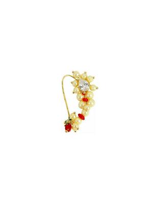 Gold plated nose pin - 15428990 - Standard Image - 2
