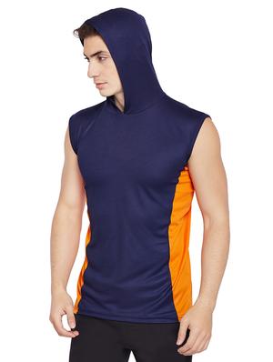 blue polyester t-shirt - 15429088 - Standard Image - 2