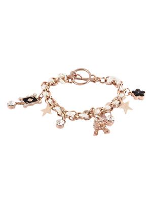 multi metal links bracelet - 15429163 - Standard Image - 2