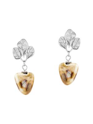 Metal drop earrings - 15429245 - Standard Image - 2