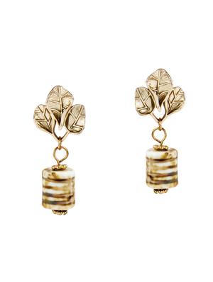 Metal drop earrings - 15429248 - Standard Image - 2