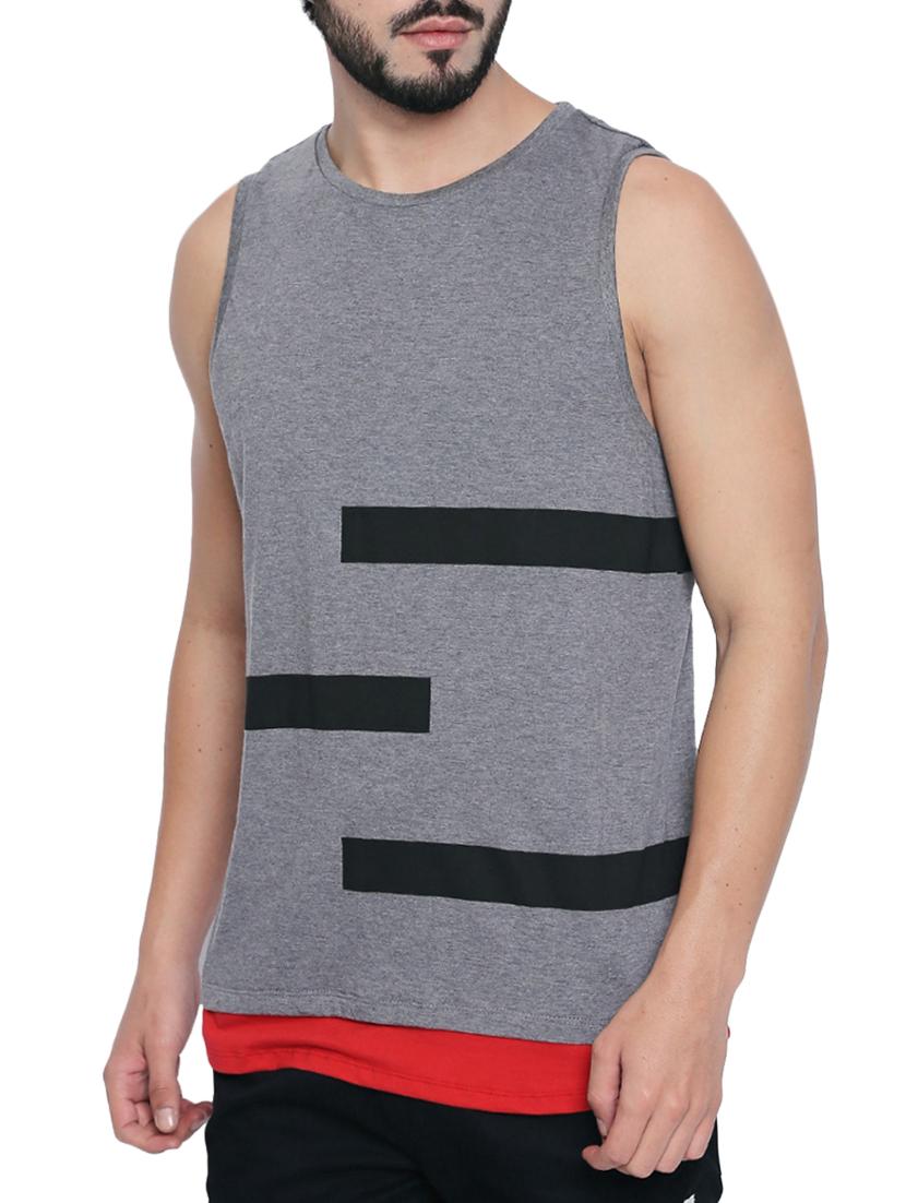 grey cotton blend t-shirt - 15429680 - Zoom Image - 2