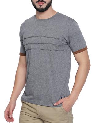 grey cotton t-shirt - 15429683 - Standard Image - 2