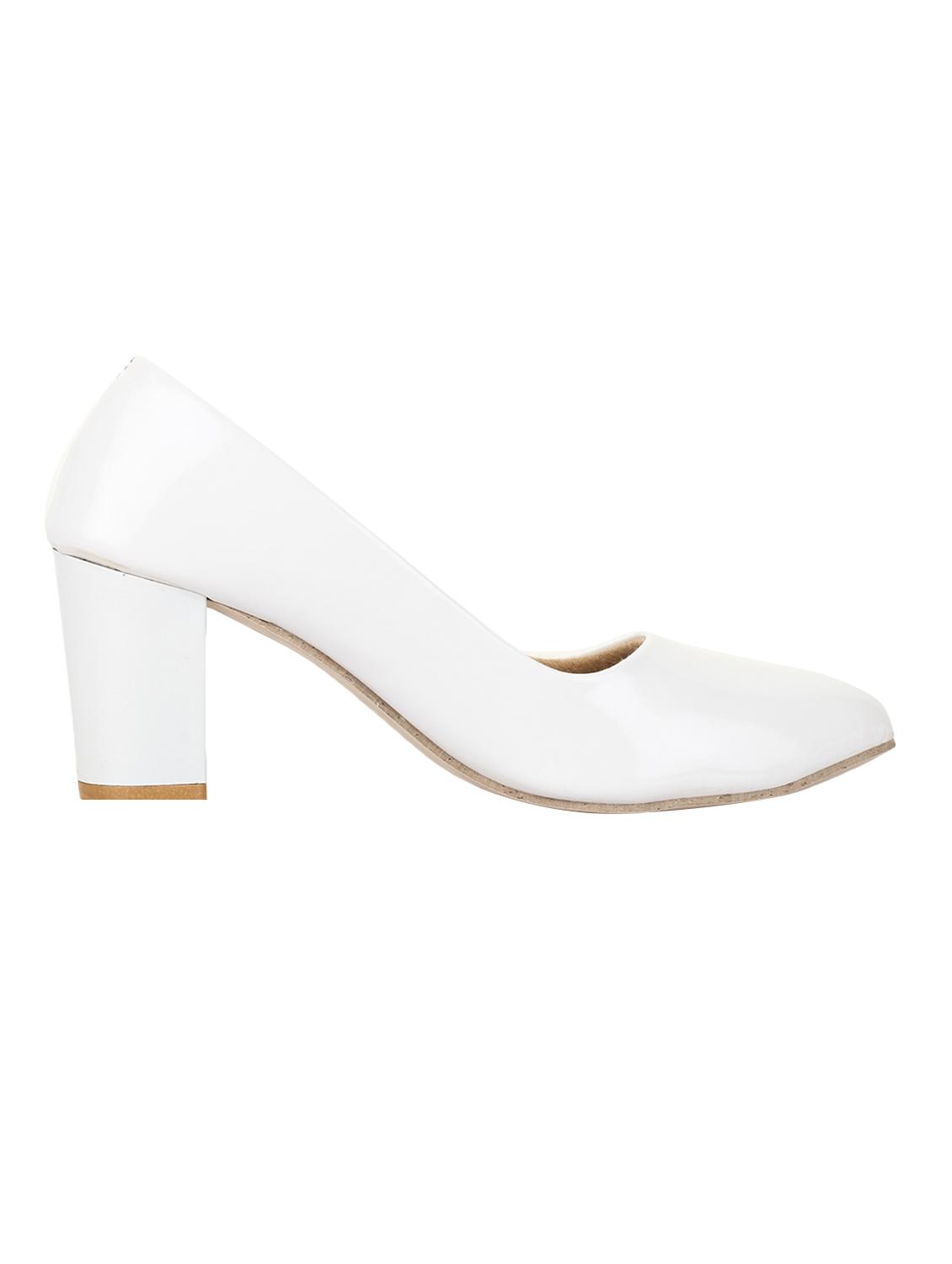 white slip on pumps - 15429981 - Zoom Image - 2
