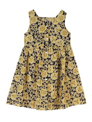 multi colored cotton frock - 15430183 - Standard Image - 2