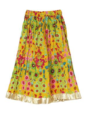 yellow cotton skirt - 15430194 - Standard Image - 2