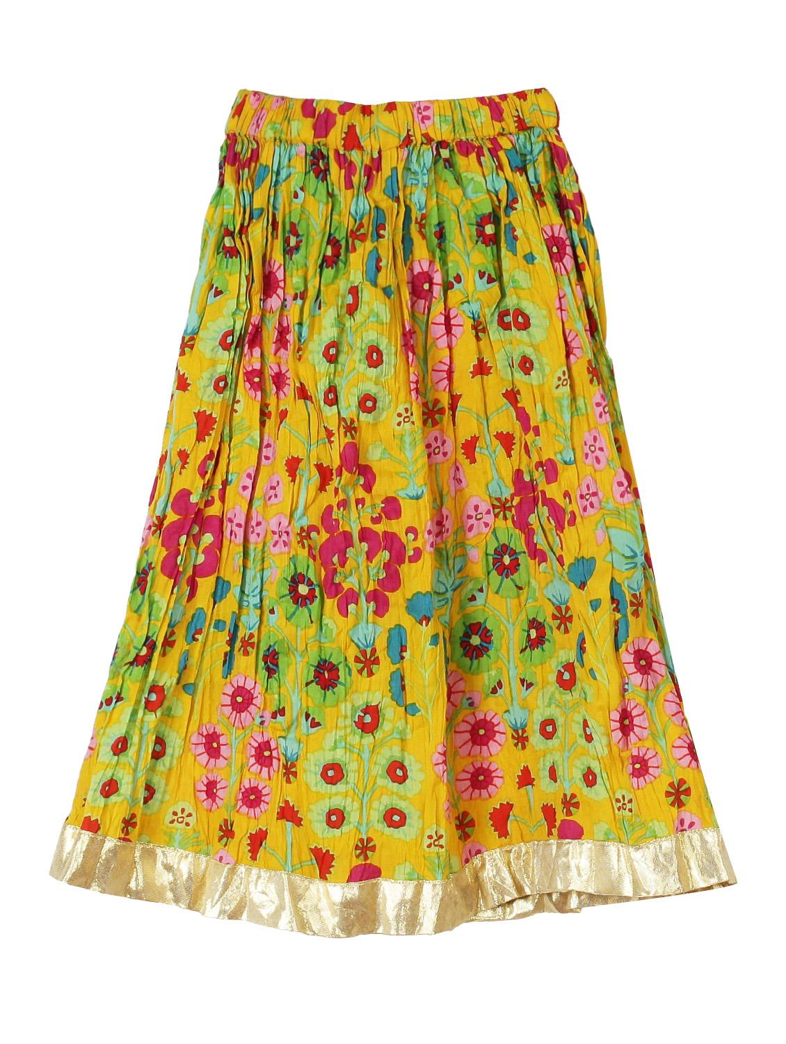 yellow cotton skirt - 15430194 - Zoom Image - 2