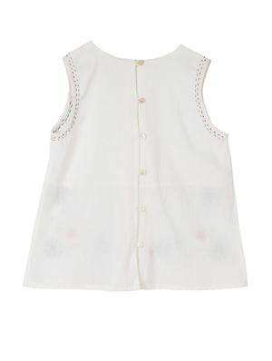 white cotton top - 15430197 - Standard Image - 2