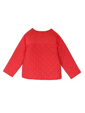 red cotton quilted jacket - 15430203 - Standard Image - 2