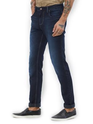 blue cotton washed jeans - 15430590 - Standard Image - 2