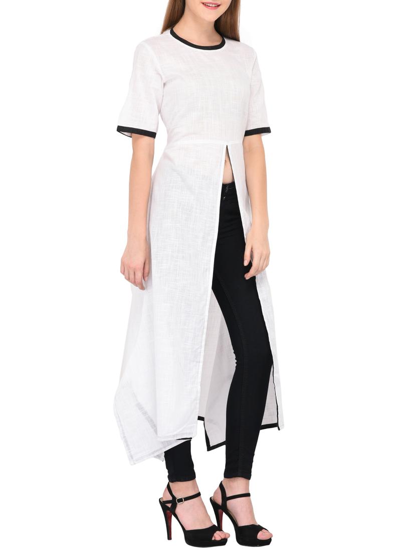 high slit kurta - 15430616 - Zoom Image - 2