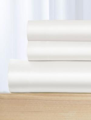 Stoa Paris Satin Double Bedsheet with silky smooth feel - 15431009 - Standard Image - 2