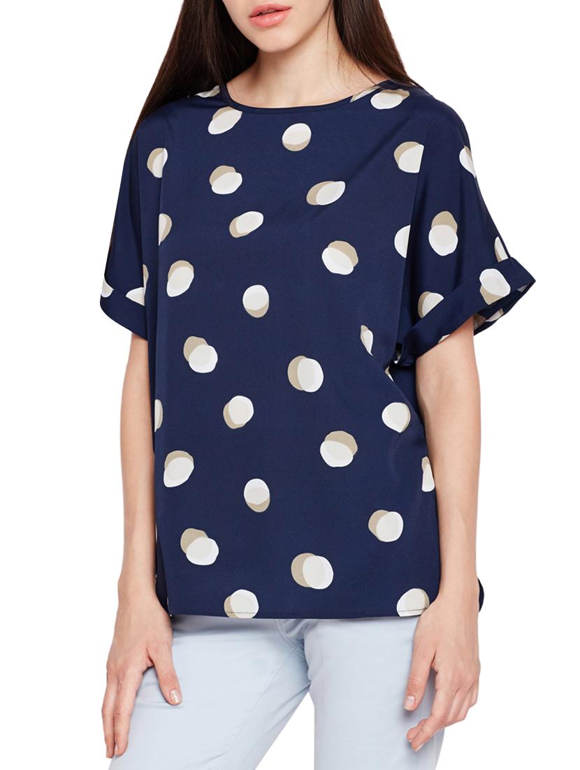 polka dotted dolman sleeved top - 15431287 - Zoom Image - 2