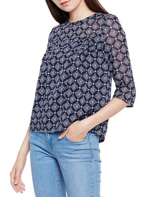 keyhole back printed top - 15431338 - Standard Image - 2
