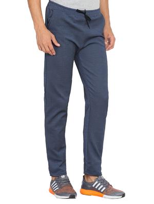 blue polyester full length track pant - 15431415 - Standard Image - 2