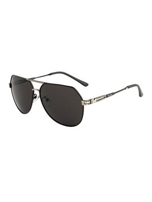 Ted Smith Unisex Aviator Sunglasses (TS-P0965_BLK) - 15431553 - Standard Image - 2