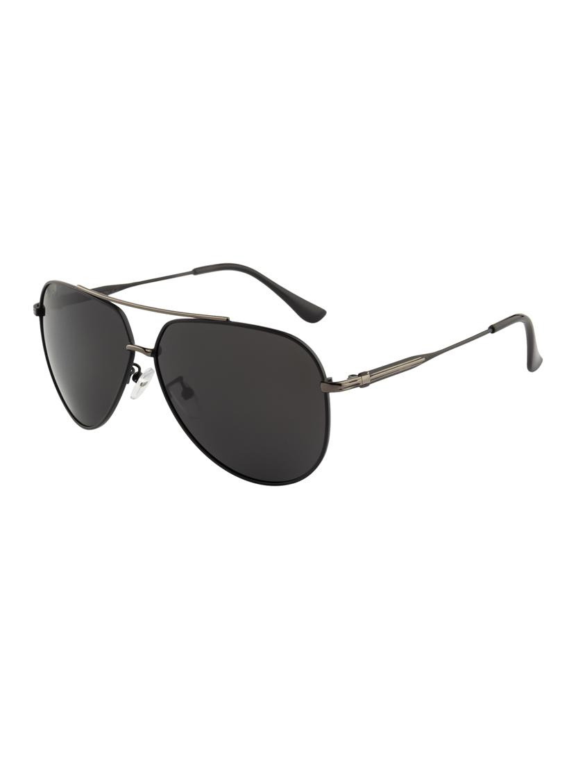 Ted Smith Unisex Aviator Sunglasses (TS-P0967_SIL) - 15431564 - Zoom Image - 2