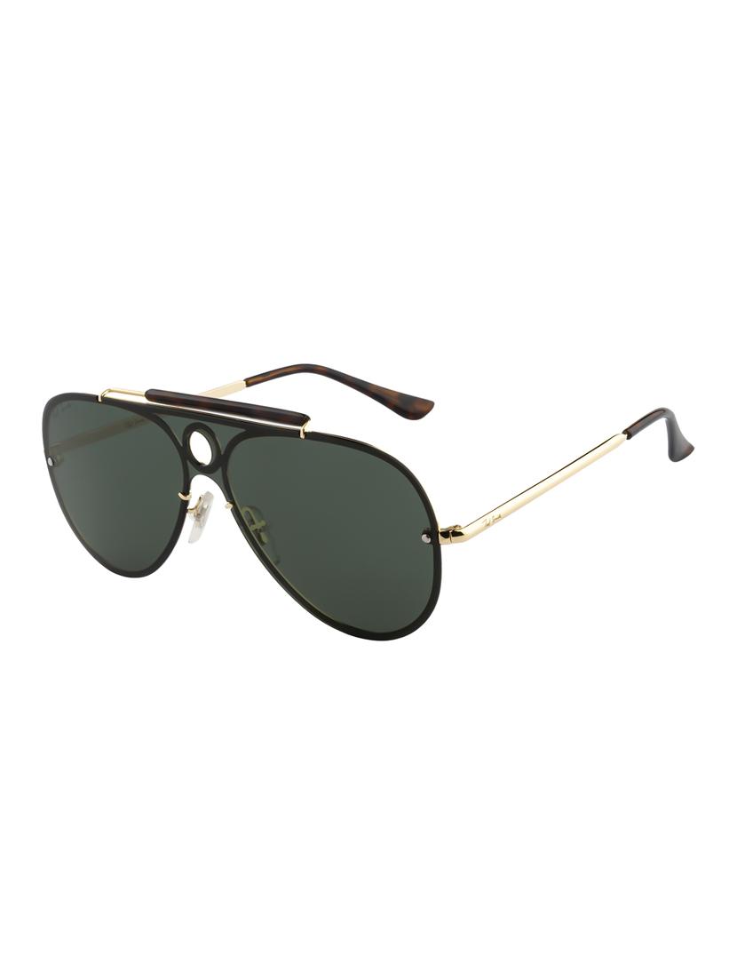 Ted Smith Unisex Aviator Sunglasses (TS-P0938_GRN) - 15431579 - Zoom Image - 2