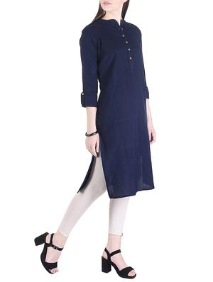 straight pockets kurta - 15431643 - Standard Image - 2