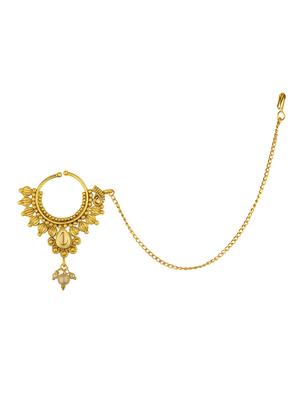 gold metal nose pin - 15431852 - Standard Image - 2