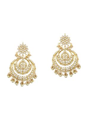 earrings & maangteeka set - 15431898 - Standard Image - 2