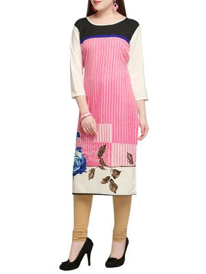 straight digital print kurta - 15432186 - Standard Image - 2
