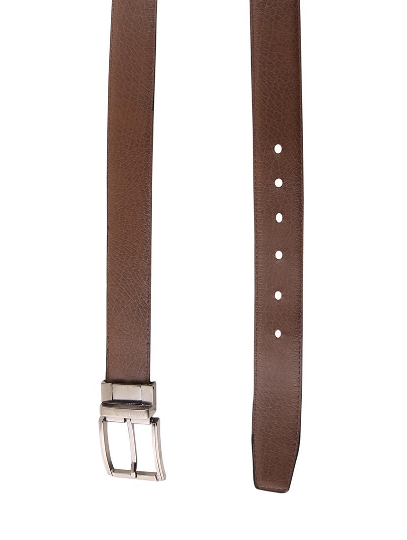 black & brown leatherette reversible belt - 15432421 - Zoom Image - 2