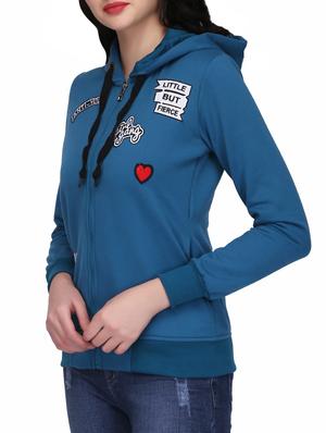 graphic patch hooded sweatshirt - 15432474 - Standard Image - 2