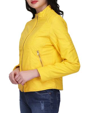 turtle neck bomber/biker jacket - 15432488 - Standard Image - 2