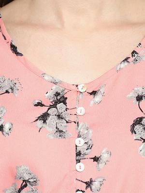 floral fit & flare dress - 15432567 - Standard Image - 5