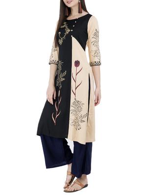 straight printed kurta - 15433109 - Standard Image - 2