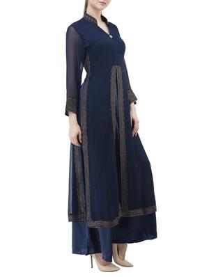 Layered embellished kurta - 15433113 - Standard Image - 2