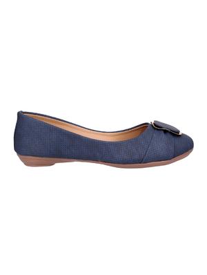 blue slip on ballerinas - 15433340 - Standard Image - 2