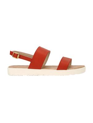 red back strap sandals - 15433354 - Standard Image - 2